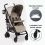 My Babiie MB51 PLUS Stroller - Fawn Leopard (MB51DDLF)