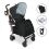 My Babiie MB51 PLUS Stroller - Quilted Black (MB51QG)