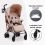 My Babiie MB51 PLUS Stroller - Rose Gold Blush (MB51ROSEBL)