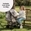 My Babiie MB51 Stroller - Quilted Champagne (MB51BFQC-EV)