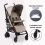 My Babiie MB51 Stroller - Quilted Champagne (MB51BFQC-EV)