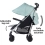 My Babiie MB51 Stroller - Sage Green (MB51BFSG-EV)