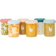 Babymoov Pack of 6 Isy Bowls Superior Borosilicate Glass Babybols - Multi (2025)