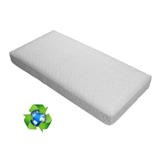 Ventalux Non Allergenic Quilted Covered Solid Polyester Fibre Mattress - White (140 x 70)