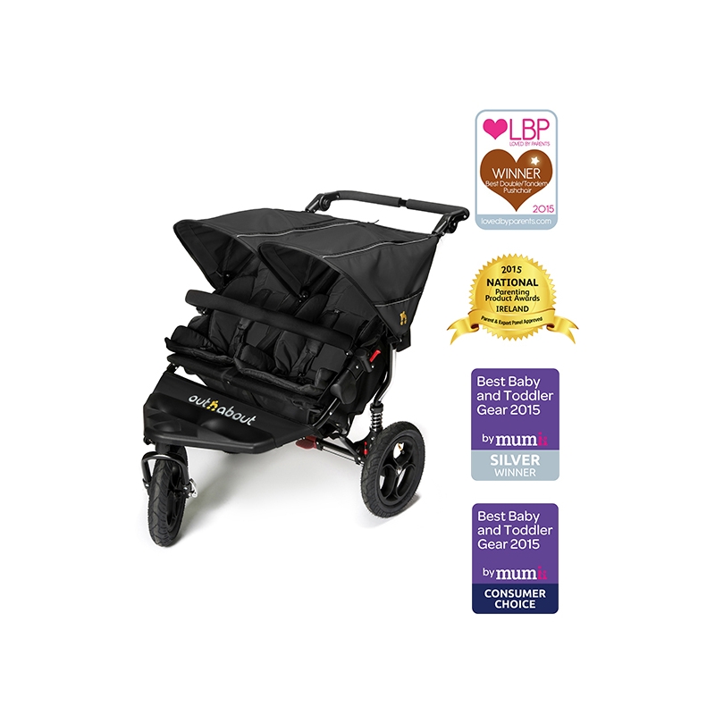 out n about nipper double v4 pushchair