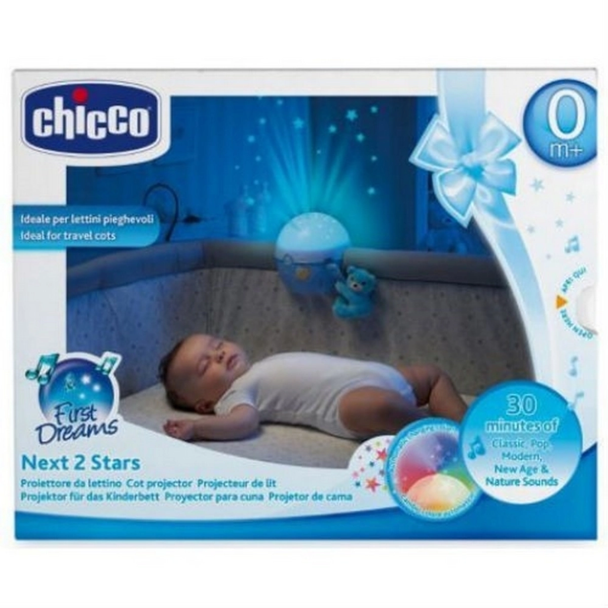 Chicco First Dreams Next Light-Blue 2 Stars Night